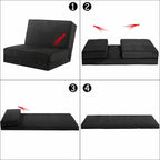 Sedia convertibile pieghevole – Poltrona allungabile e divano letto