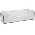 Divano modulare con seduta trapuntata e telaio in acciaio inossidabile - 79W x 28.75D x 27.25H