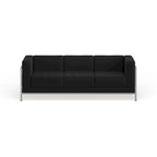 Divano modulare con seduta trapuntata e telaio in acciaio inossidabile - 79W x 28.75D x 27.25H