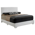 Struttura Letto Matrimoniale Queen Size con Testiera Imbottita