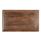 Tavolino comodino a 1 cassetto - Legno massello, Finitura marrone naturale