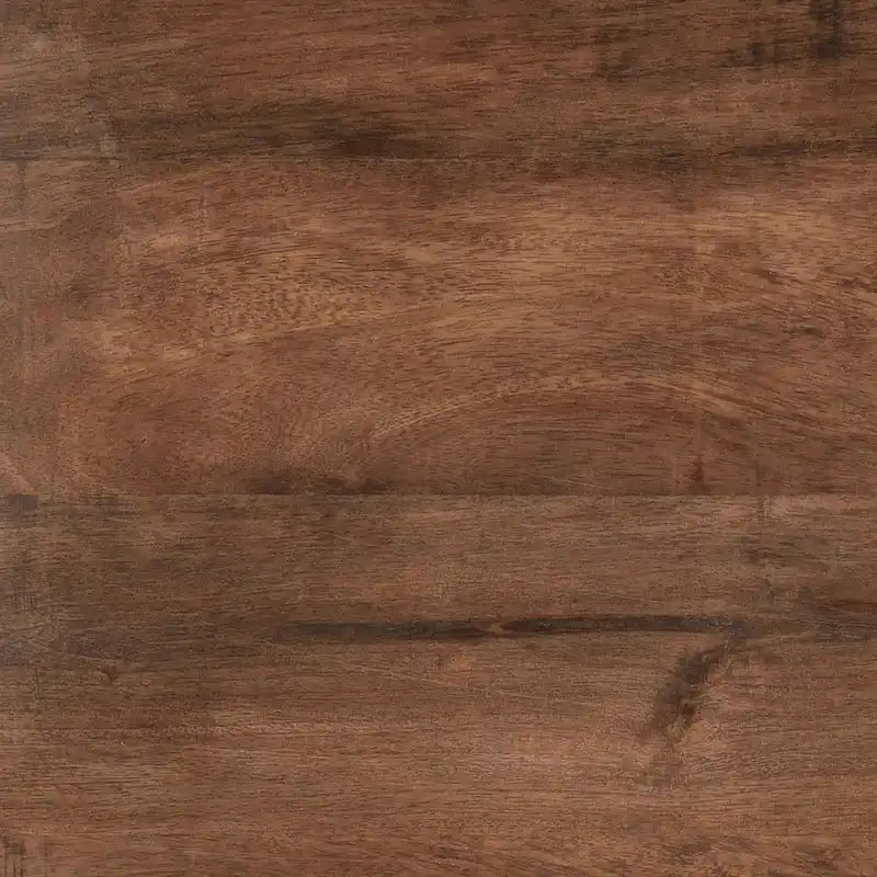 Tavolino comodino a 1 cassetto - Legno massello, Finitura marrone naturale