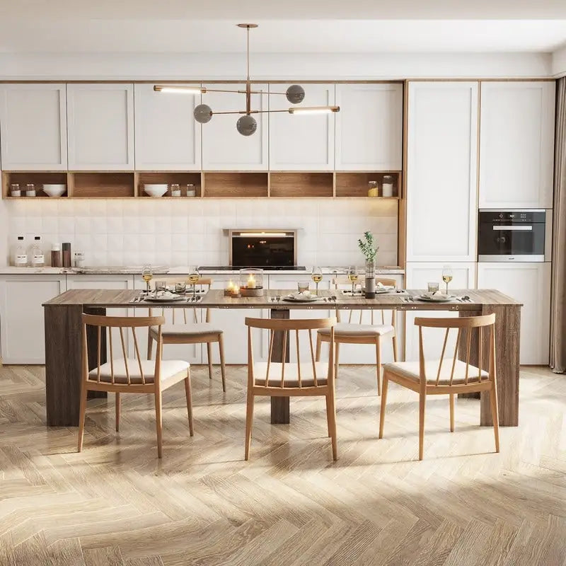 Tavolo da pranzo allungabile in legno
