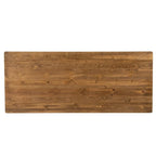 Tavolo da pranzo pieghevole rettangolare in pino massello 213 cm x 102 cm