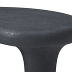Tavolino da caffè a forma di nuvola in fibra di vetro con 3 gambe, 119 cm