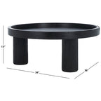 Tavolino rotondo a 3 gambe Meek – 36Lx36Px15H